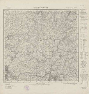 4128 (alte Nr.: 2303) Clausthal-Zellerfeld, Meßtischblatt (4cm - Karte)
