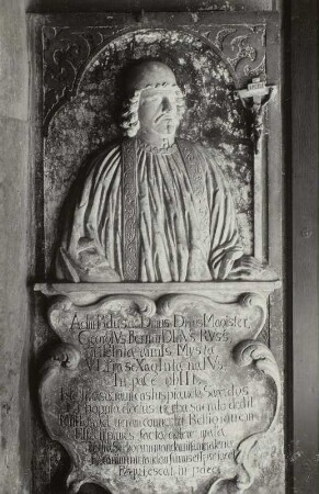 Bautzen. Liebfrauenkirche. Grabmal des Magister Georg Bernhard Ruß