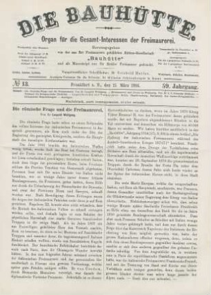 No. 13. Frankfurt a. M., den 25. März 1916. 59. Jahrgang.
