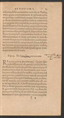 Cap. 23. De Remissione peccatorum.