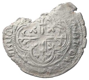 Fundmünze, Meißner Groschen, um 1393 - 1395