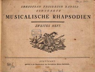 Musikalische Rhapsodien, 2