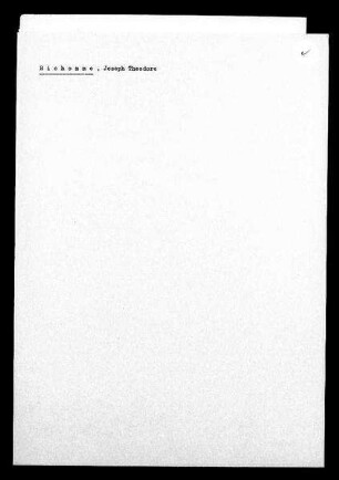 Richomme, Josef Théodore - Kupferstecher 1827 (- Januar - 27 ?), ordentliches Mitglied