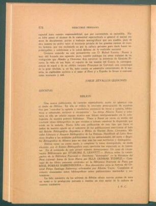 Revistas - "Biblión"