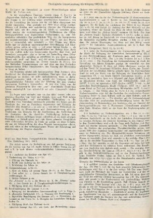 951-952 [Rezension] Müller, Hans-Peter, Formgeschichtliche Untersuchungen zu APC 4 F