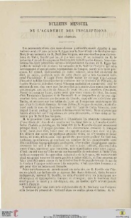 Bulletin mensuel