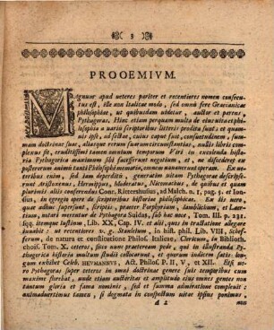 Dissertatio inauguralis De hypocrisi philosophorum quorundam, speciatim Pythagorae