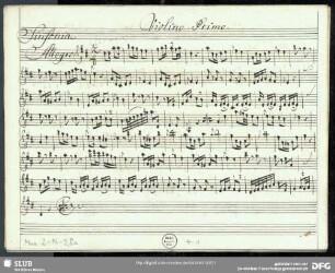 Symphonies - Mus.2-N-9,8a : orch - D