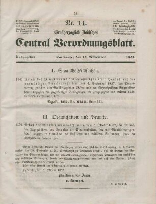 14. November-31. Dezember = Nr. 14-17