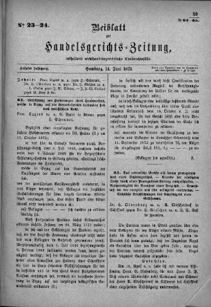 No. 23-24. 14. Juni 1873
