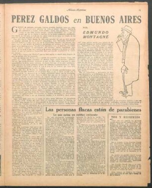 Pérez Galdós en Buenos Aires