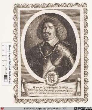 Bildnis Ottavio Piccolomini (1639 Herzog von Amalfi, 1650 Herzog von Münsterberg/Schles.)