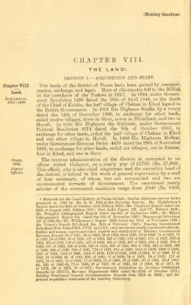 Chapter VIII. The land
