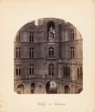 Schloss Schwerin: Ansicht des Schlossinnenhofes in Richtung der Hofeinfart