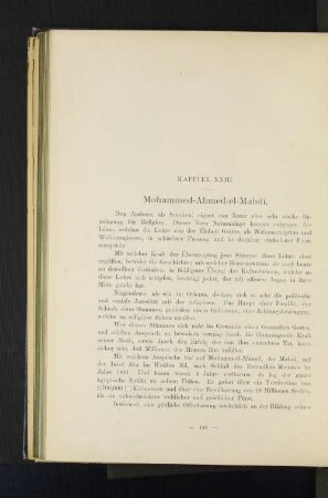 Kapitel XXIII. Mohammed-Ahmed-el-Mahdi.