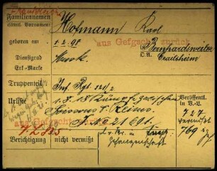 Hofmann, Karl - Wilhelm
