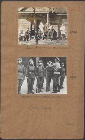 Rußisches Feldlazarett in einem litauischen Landhause