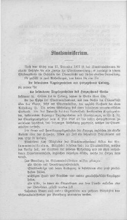 Staatsministerium