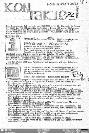 Konzil des Friedens - Konziliarer Prozess