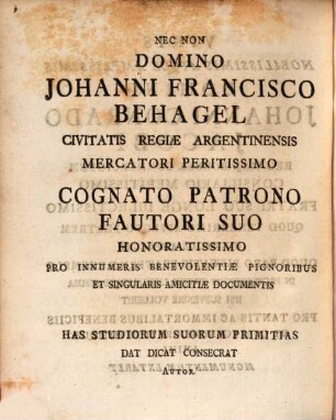 Diss. inaug. med. de febribus acutis