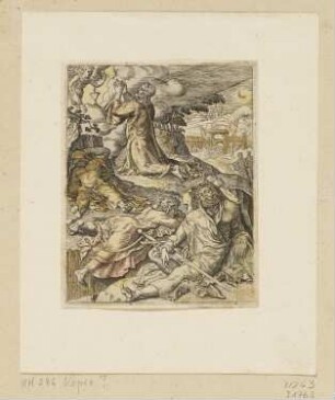Christus am Ölberge, Blatt 14 der Folge "Leben und Leiden Christi"