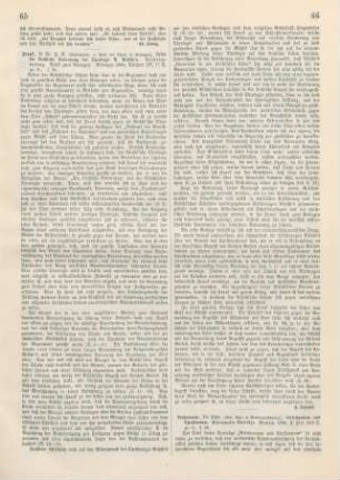 65-66 [Rezension] Frank, Franz Hermann Reinhold von, Über die kirchliche Bedeutung der Theologie A. Ritschl's
