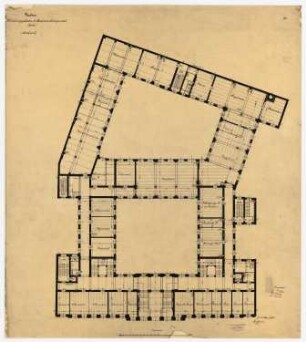 Landesversicherungsanstalt, Berlin Projekt 1: Grundriss 1.OG 1:100