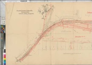Nebenbahn: Stolberg-Herzogenrath Entwurf zu einem Sammelbahnhof Nordstern [Zeche Nordstern, Zeche Carl Alexander]
