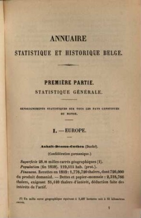 Annuaire statistique et historique Belge, 7