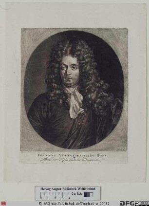 Bildnis Joannes Antonides (eig. Jan Antonisz., gen. van der Goes)