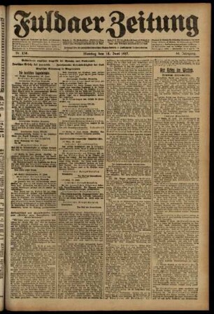 Ausgabe vom Montag, den 18. Juni 1917.