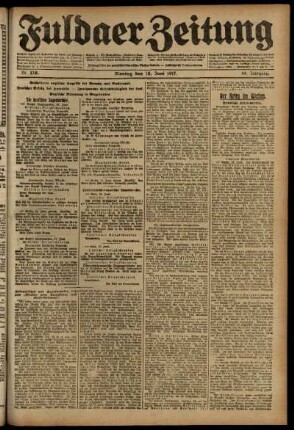 Ausgabe vom Montag, den 18. Juni 1917.