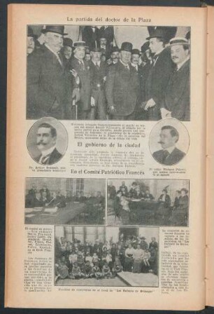 La partida del doctor de la Plaza