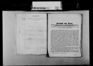 Grußwort von Hermann von Vicari an die Bistumsangehörigen.