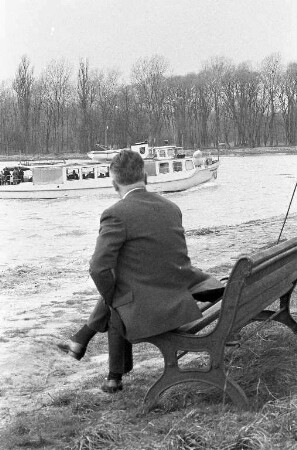 Frühlingstag am Rhein.