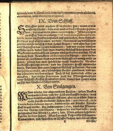 IX. Vom Schlaff.