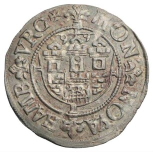 Hamburg: Doppelschilling 1599