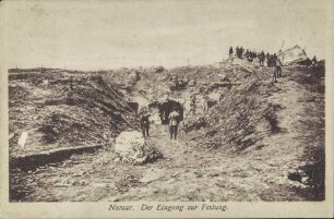 Namur. Der Eingang zur Festung.