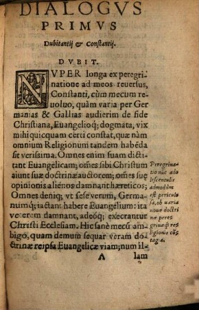 Dvbitantius De Vera Certaqve, Per Christi Iesv Evangelivm, Salvtis aeternae via, Libris III. instructus : Qvibvs Popvlariter Docetvr, ... Ad Vniversos Germaniarvm Galliarumq[ue] Fratres Catholicos ...