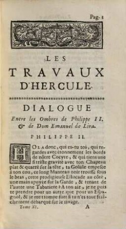 Les Oeuvres De Mr Le Noble, 11. Contenant La Suite Des Travaux D'Hercule