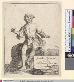 [Title: A seated Countryman; Sitzender Bauer, Titelblatt]