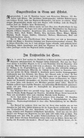 Eingreifdivision in Gouy und Estrées.