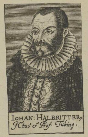 Bildnis des Iohan. Halbritter