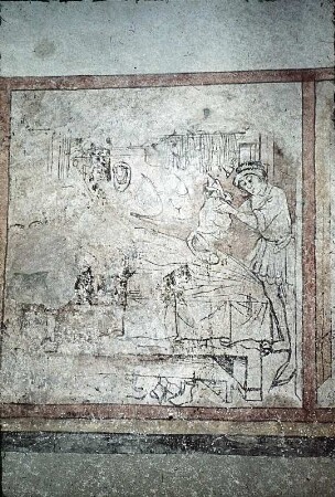 Legende des heiligen Jakobus und der Pilgerfamilie