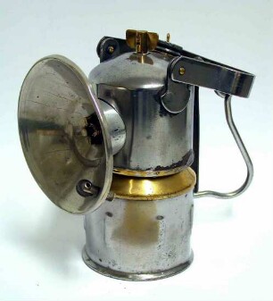 Acetylen-Handlampe mit Schraubverschluß