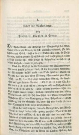 677-685 Über die Makarismen