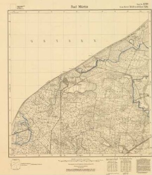 1739 (alte Nr.: 434) Bad Müritz, Meßtischblatt (4cm - Karte)