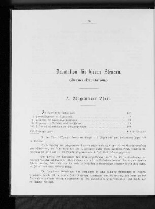 Deputation für directe Steuern. (Steuer-Deputation.)