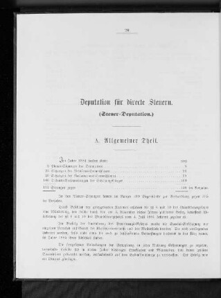 Deputation für directe Steuern. (Steuer-Deputation.)