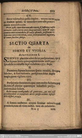 Sectio Quarta de Somno Et Vigilia